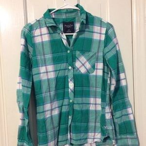 American Eagle Green Flannel
